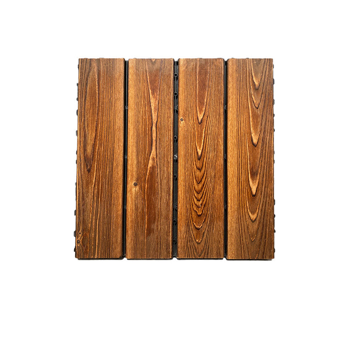 BowLift | Outdoor composite decking tiles with snap-in stripe detail kit decking tiles
