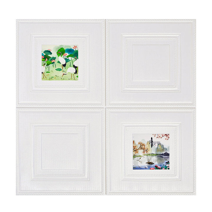 BowLift | Modern Wall Panel Cartoon Print Peel and Stick Waterproof Wall Panel