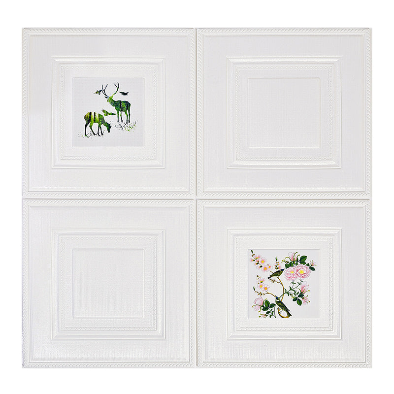 BowLift | Modern Wall Panel Cartoon Print Peel and Stick Waterproof Wall Panel