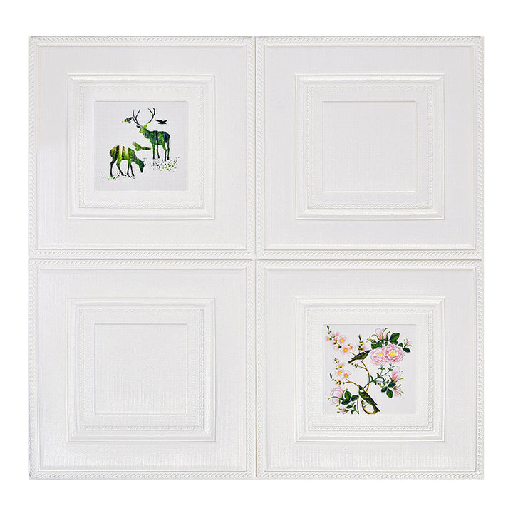 BowLift | Modern Wall Panel Cartoon Print Peel and Stick Waterproof Wall Panel