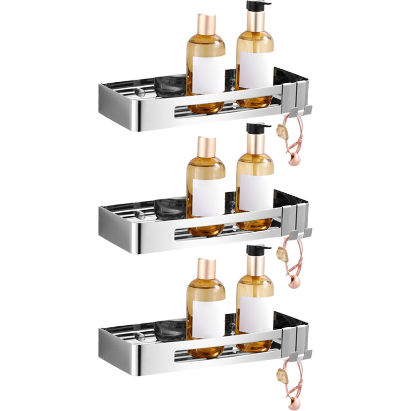 BowLift | 3-piece modern bathroom accessory set made of stainless steel, bathroom shelf