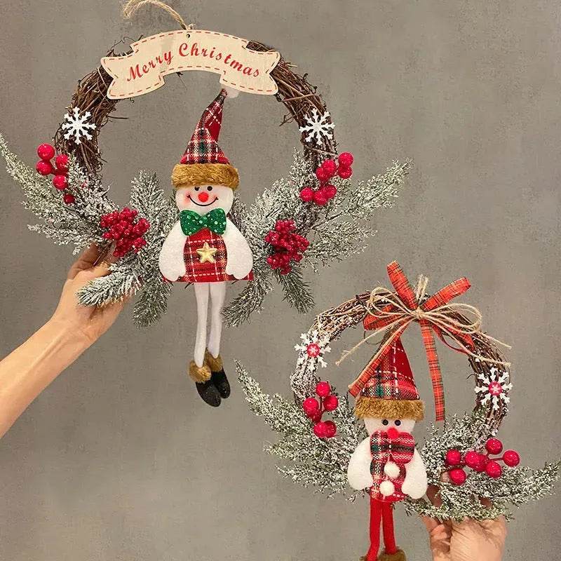 BowLift | Old Man Snowman Elk Vine Ring Christmas