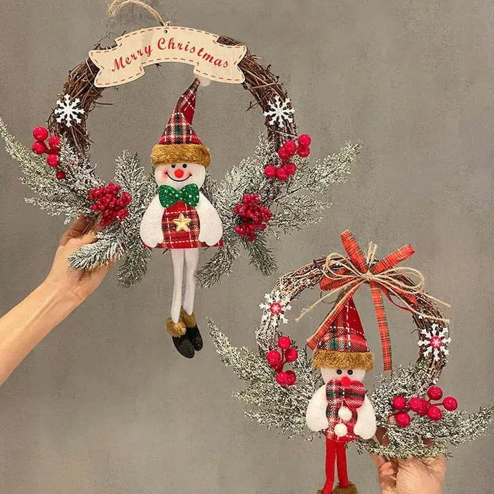 BowLift | Old Man Snowman Elk Vine Ring Christmas