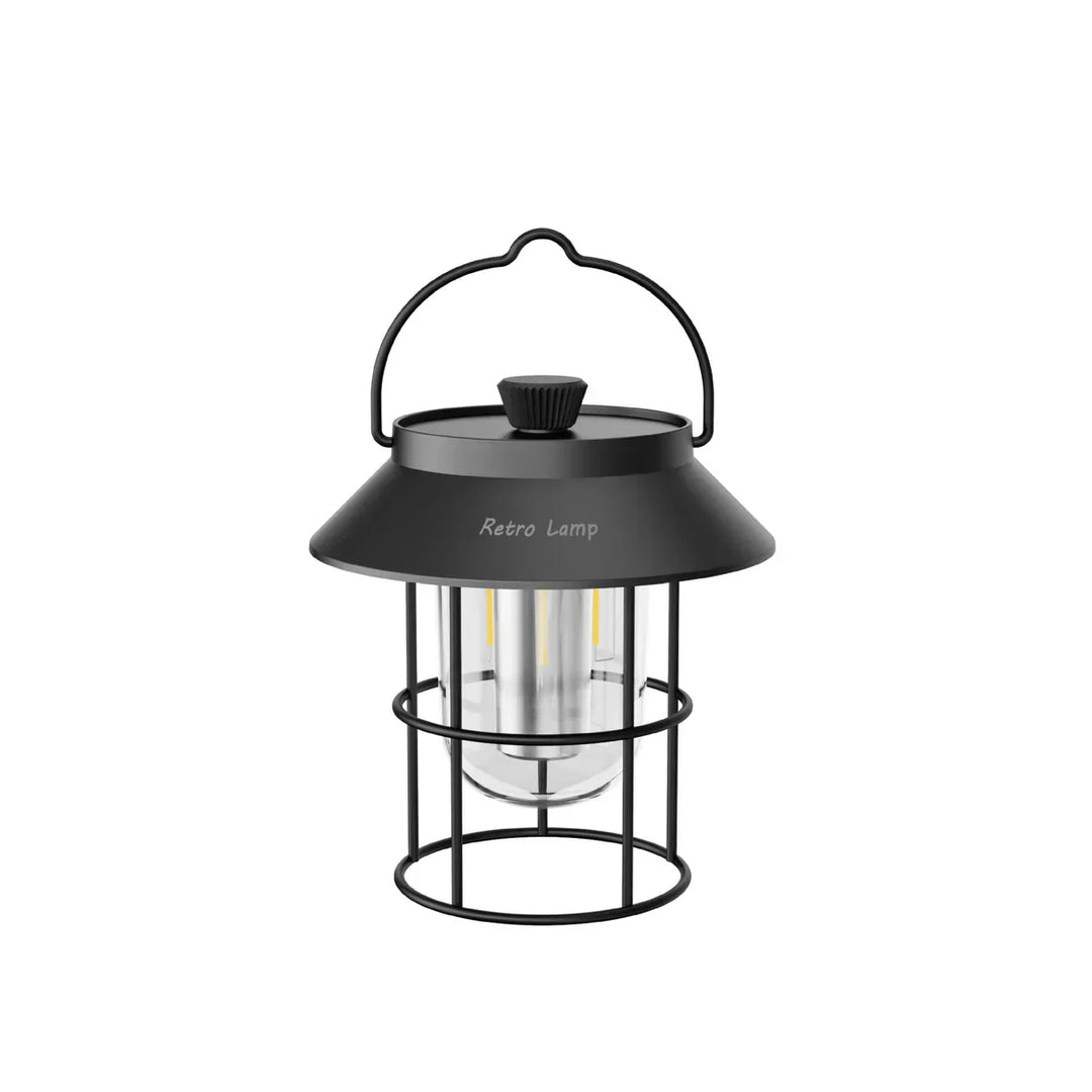 BowLift | LED Camping Lantern in Retro Design – Portable Lamp for Indoor and Outdoor