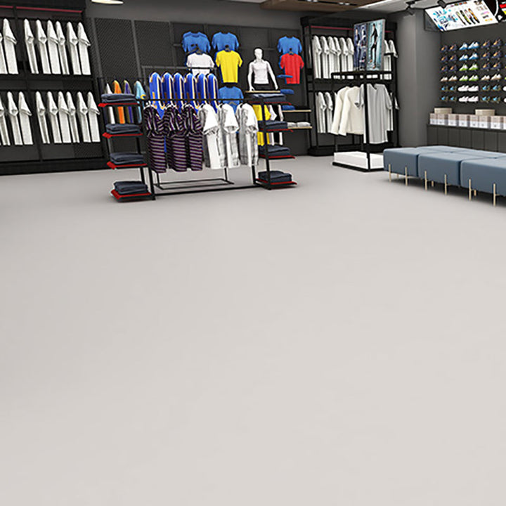 BowLift | Solid Color Plastic Flooring Modern Water-Resistant Square Edge Floor Tiles
