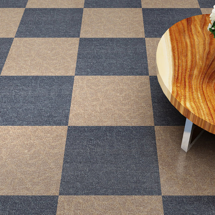 BowLift | Modern fabric look plastic floor water-repellent square edge floor tiles