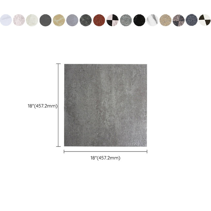 BowLift | Modern fabric look plastic floor water-repellent square edge floor tiles