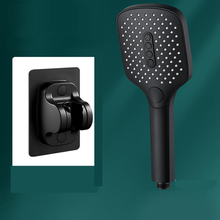 BowLift | Rectangular Self-Cleaning Hand Shower Adjustable Spray Pattern Wall-Mounted Hand Shower
