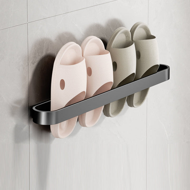 BowLift | Minimalist Bathroom Accessories Set Metal Slipper Rack/Towel Holder