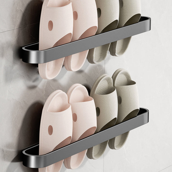 BowLift | Minimalist Bathroom Accessories Set Metal Slipper Rack/Towel Holder