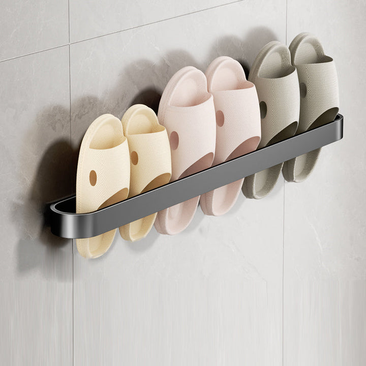 BowLift | Minimalist Bathroom Accessories Set Metal Slipper Rack/Towel Holder