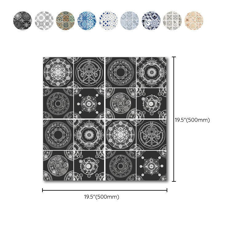 BowLift | Spanish Pattern Single Tile Mold Resistant Peel & Stick Tile for Backsplash