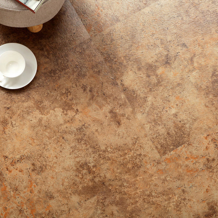 BowLift | Modern Water-Repellent Plastic Flooring Fabric Look Square Edge Floor Tiles