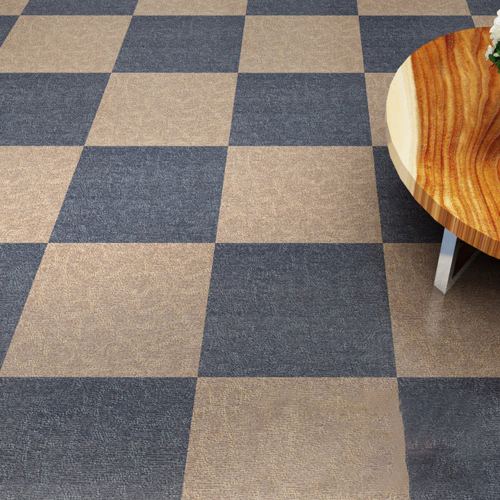 BowLift | Modern Water-Repellent Plastic Flooring Fabric Look Square Edge Floor Tiles