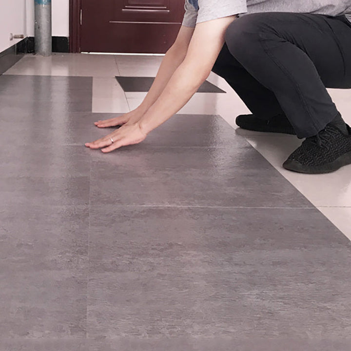 BowLift | Modern Water-Repellent Plastic Floor Fabric Look Square Edge Floor Tiles