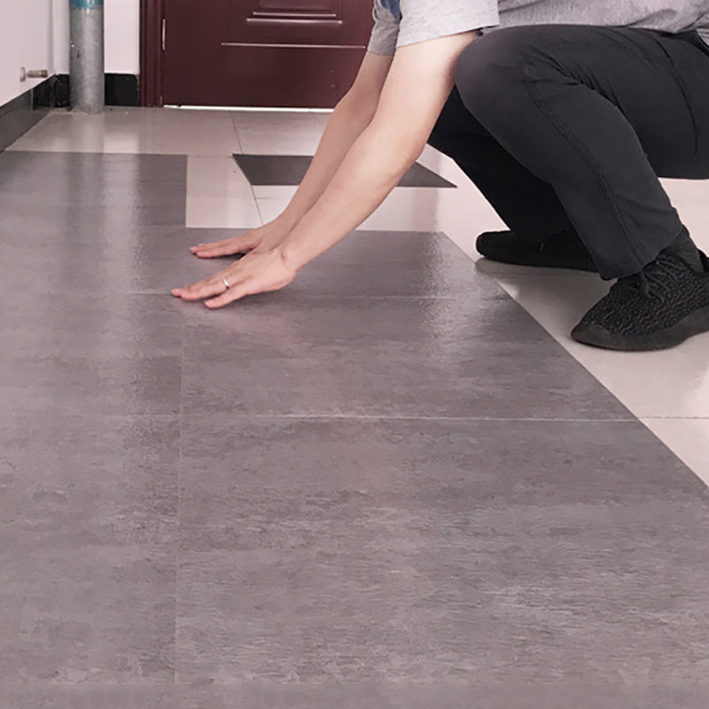 BowLift | Modern Water-Repellent Plastic Flooring Fabric Look Square Edge Floor Tiles