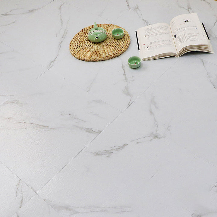BowLift | Modern Water-Repellent Plastic Flooring Fabric Look Square Edge Floor Tiles
