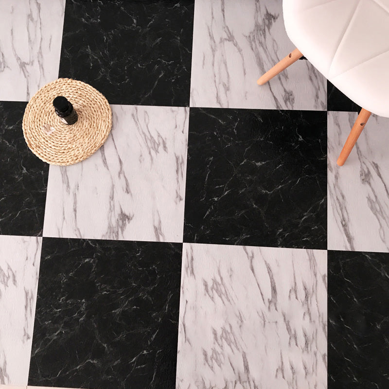 BowLift | Modern Water-Repellent Plastic Flooring Fabric Look Square Edge Floor Tiles