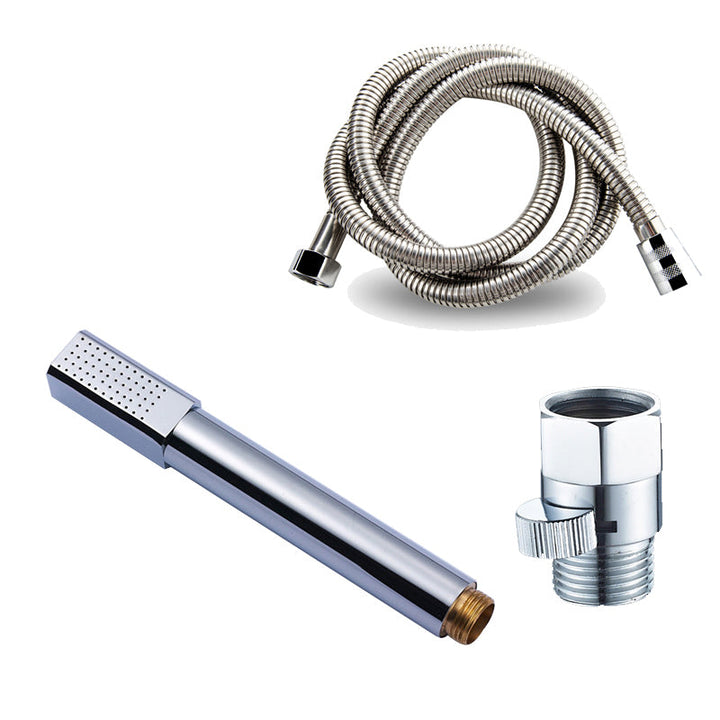 BowLift | Simple Handheld Shower Head Square 304 Stainless Steel Shower Head