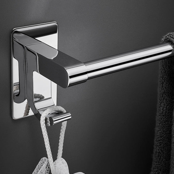 BowLift | Polished Chrome Bathroom Accessory Set Modern Bathroom Shelf Stainless Steel