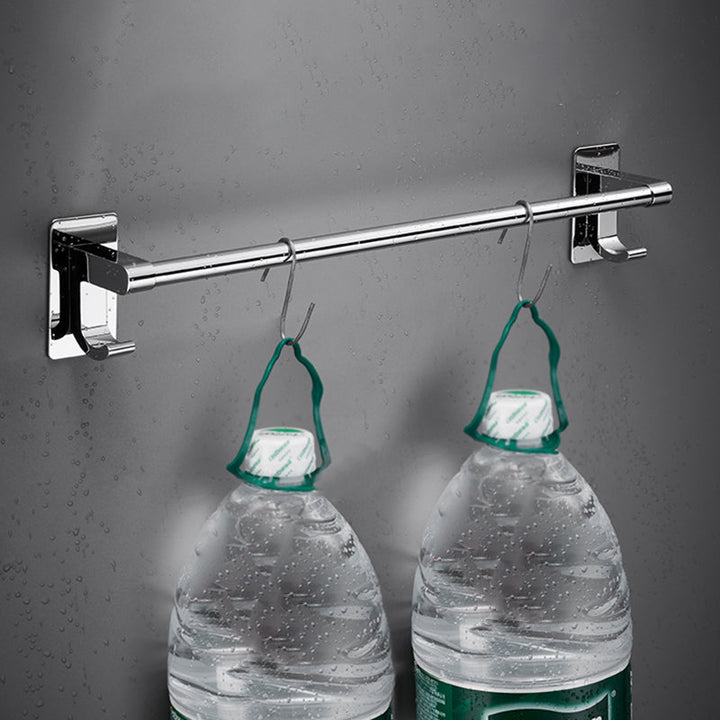 BowLift | Polished Chrome Bathroom Accessory Set Modern Bathroom Shelf Stainless Steel