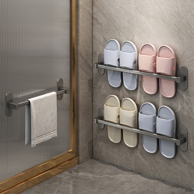 BowLift | Gray Bathroom Accessory Set Modern 1/2 - Piece Bathroom Shelf Rustproof