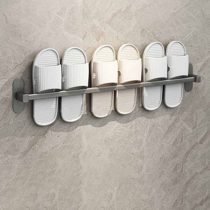 BowLift | Gray Bathroom Accessory Set Modern 1/2 - Piece Bathroom Shelf Rustproof