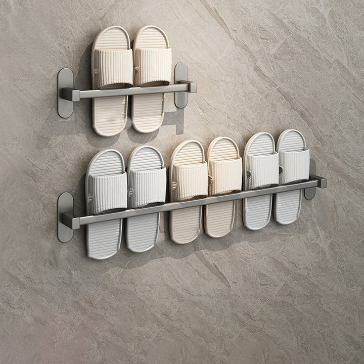 BowLift | Gray Bathroom Accessory Set Modern 1/2 - Piece Bathroom Shelf Rustproof