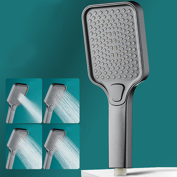 BowLift | Contemporary Rectangular Hand Shower Adjustable Spray Pattern Shower Head