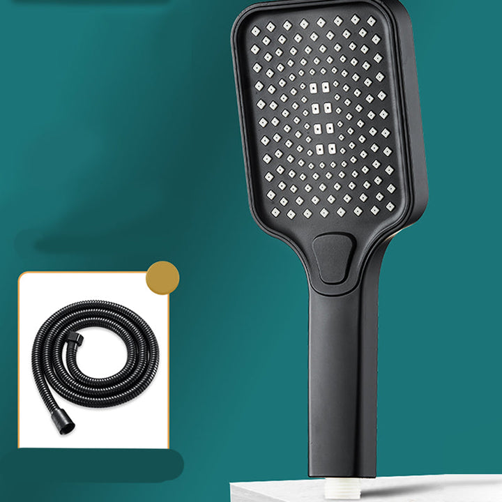 BowLift | Contemporary Rectangular Hand Shower Adjustable Spray Pattern Showerhead