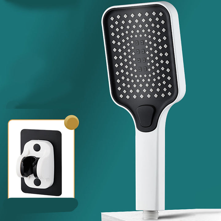 BowLift | Contemporary Rectangular Hand Shower Adjustable Spray Pattern Shower Head