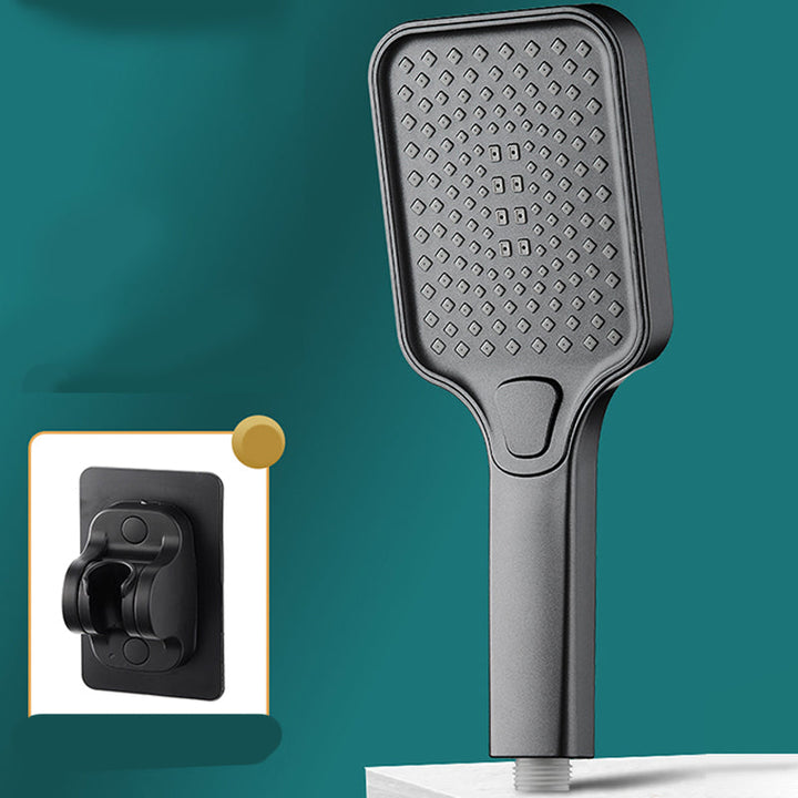 BowLift | Contemporary Rectangular Hand Shower Adjustable Spray Pattern Shower Head