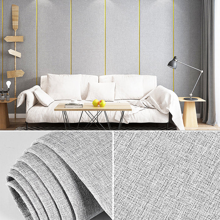 BowLift | Modern Linen Wall Cladding Panels Textured Wall Interior Anti-Collision Board