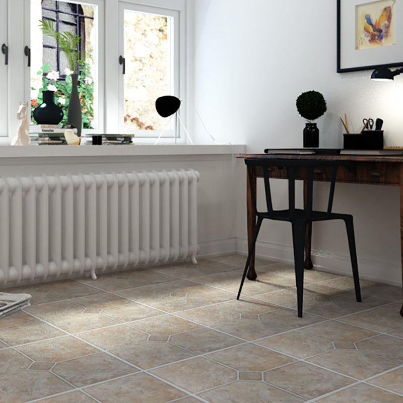 BowLift | Modern Stone Look Plastic Flooring Waterproof Tiles with Square Edge
