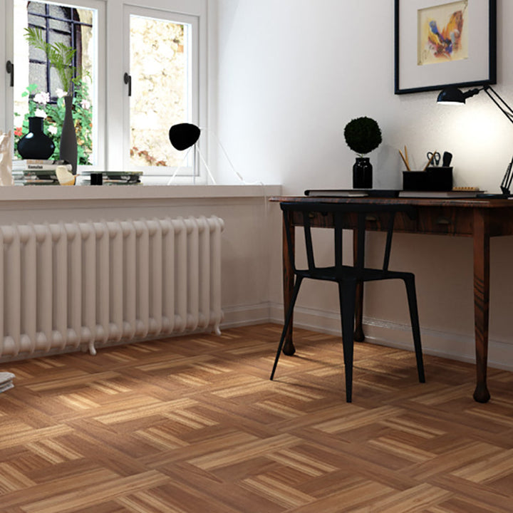 BowLift | Modern Stone Look Plastic Flooring Waterproof Tiles with Square Edge