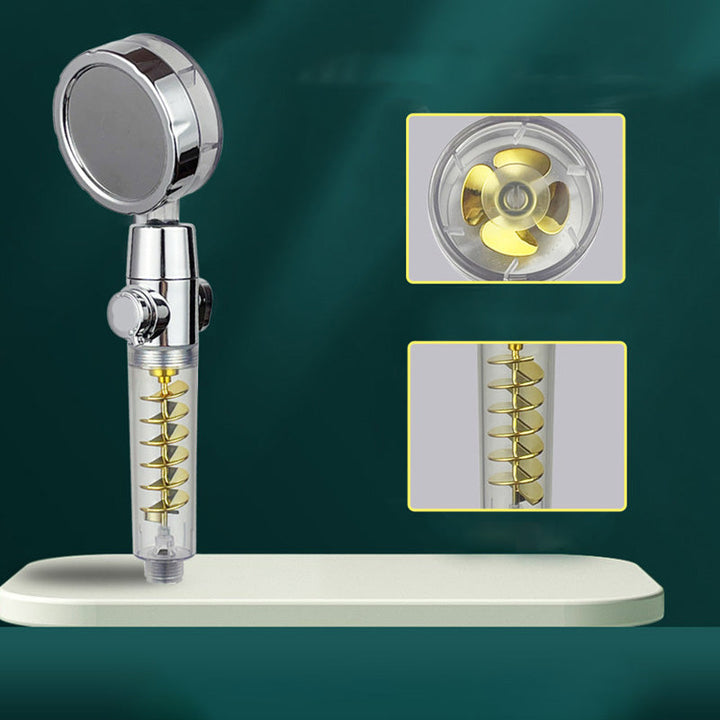 BowLift | Modern Round Handheld Showerhead Rain Spray Head made of Plastic