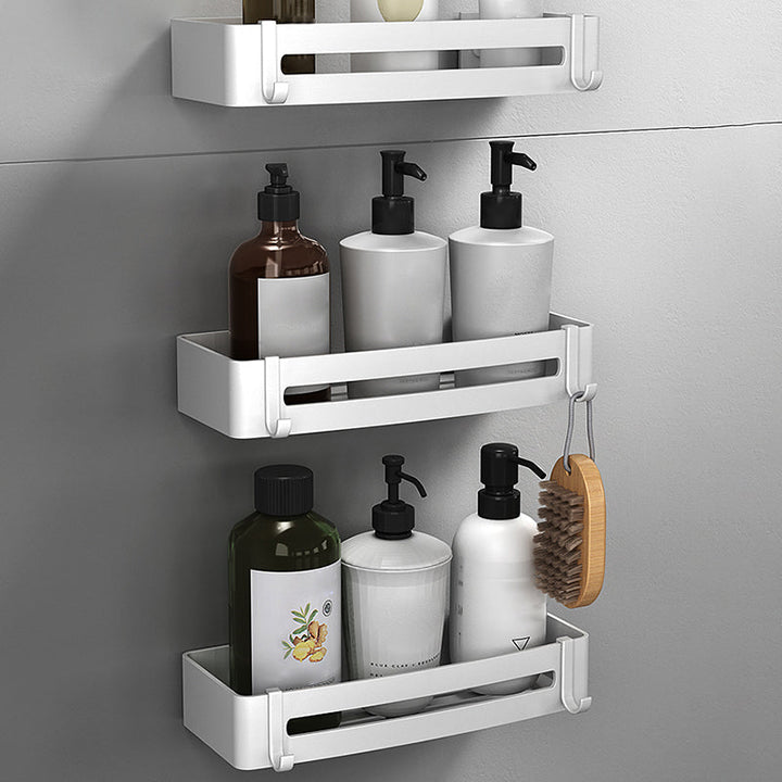 BowLift | Silver Bathroom Accessory Set Modern Anti-Rust 1/2/3 -piece Bath Shelf