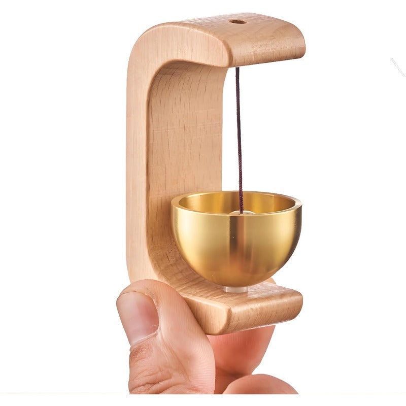 Magnetic Wooden Doorbell Bowlift