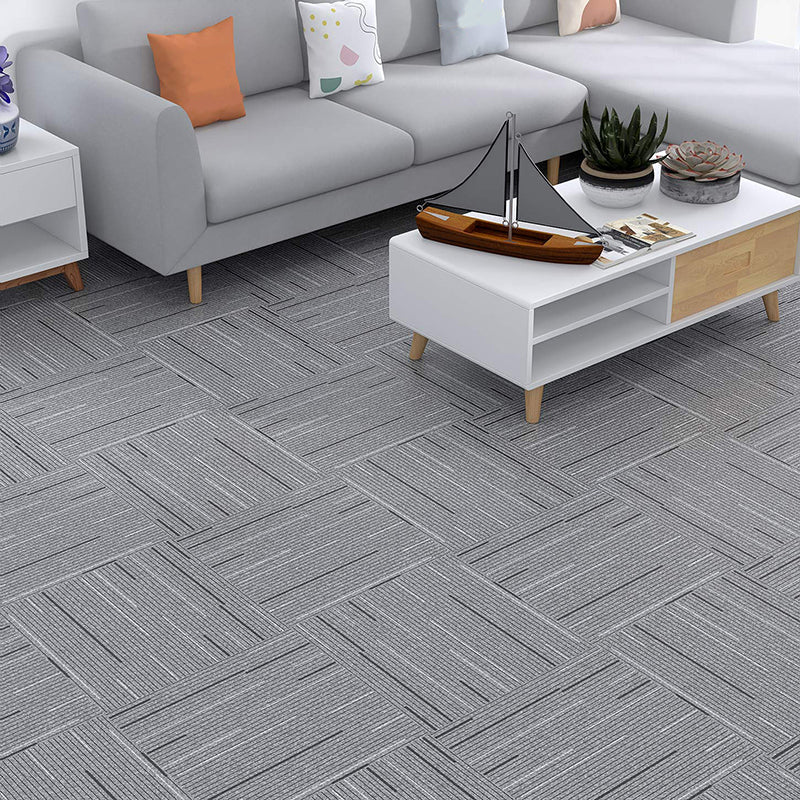 BowLift | Fabric Look Plastic Floor Water Resistant Square Edge Floor Tiles