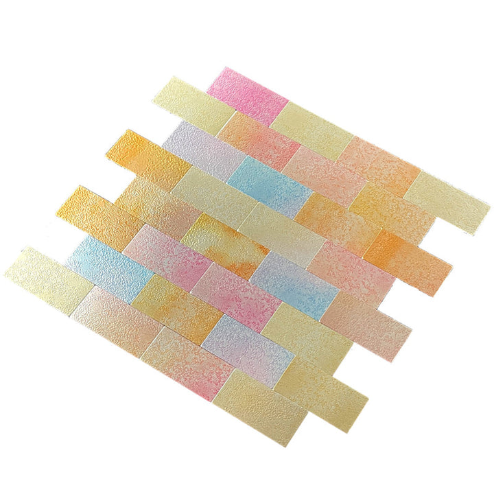 BowLift | Rectangular Tile Peel and Stick Tile Kitchen Aluminum Splashback Peel and Stick Wall Tile