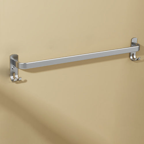BowLift | Minimalism Gray Bathroom Accessories Set Contemporary Style Aluminum Towel Holder