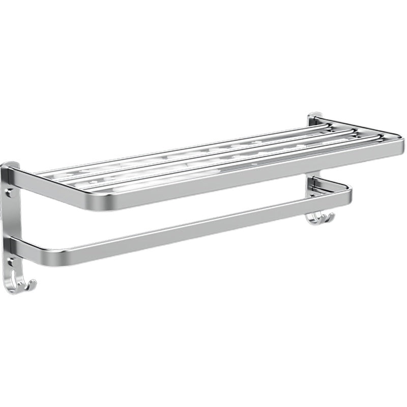 BowLift | Minimalism Gray Bathroom Accessories Set Contemporary Style Aluminum Towel Holder