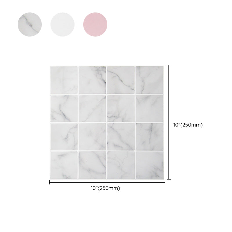 BowLift | Modern Wallpaper Peel and Stick Backsplash Tile PVC Peel and Stick Tile for the Bathroom