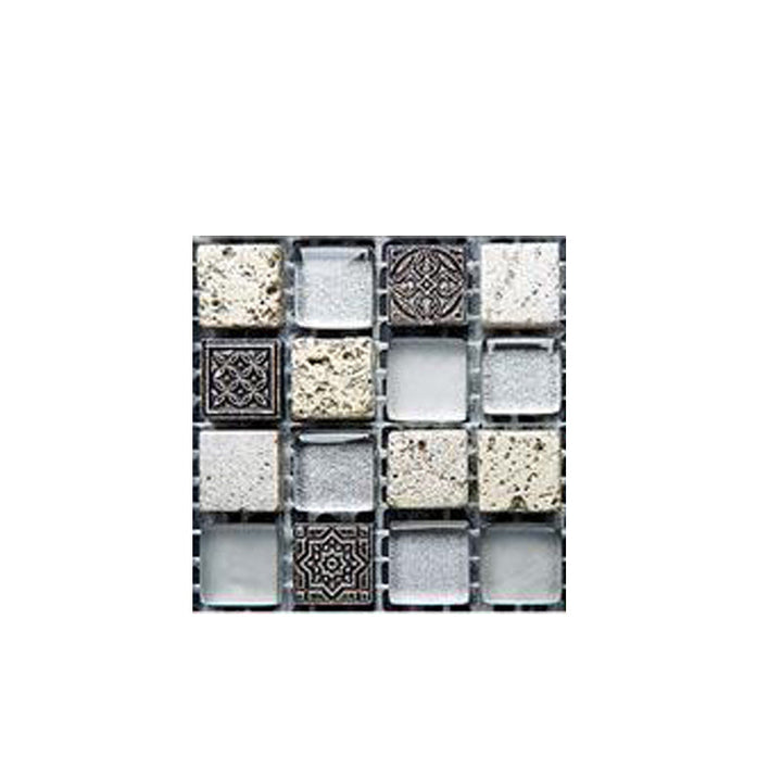 BowLift | Pattern Color Stone Peel and Stick Mosaic Tile Peel and Stick Tiles Set of 20