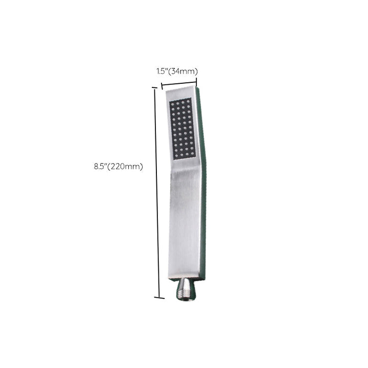 BowLift | Simple Rectangle Shower Head 304 Stainless Steel Hand Shower