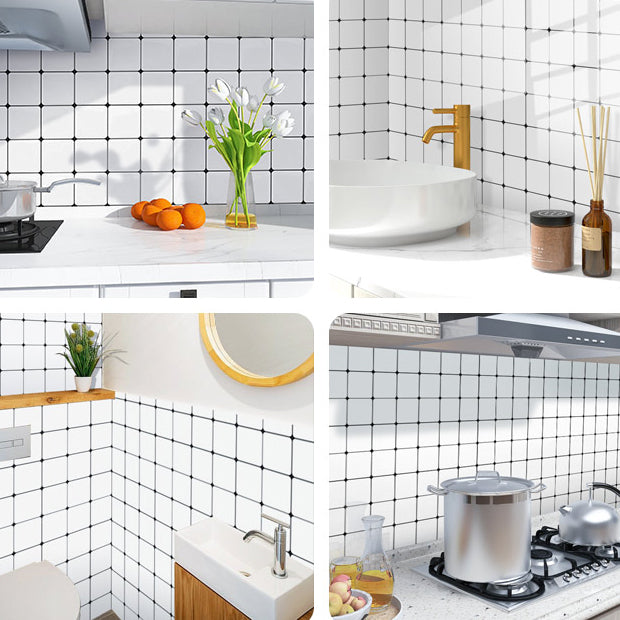 BowLift | Quadrat Peel and Stick Back Wall Tile PVC Peel and Stick Tile for the Kitchen