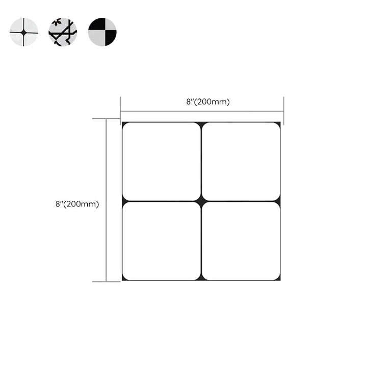 BowLift | Quadrat Peel and Stick Back Wall Tile PVC Peel and Stick Tile for the Kitchen