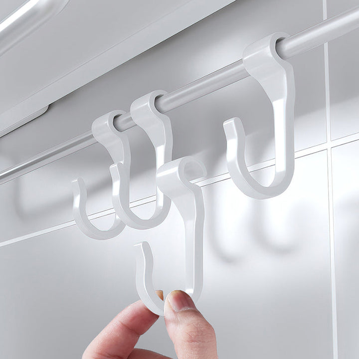 BowLift | White Bathroom Set Modern 1/2/3 - Pieces Stainless Steel Bathroom Shelf