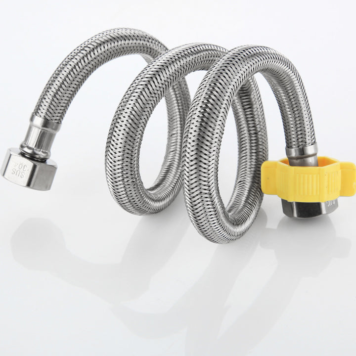 BowLift | 2 holes sink faucet swivel stainless steel single handle central mounted faucet