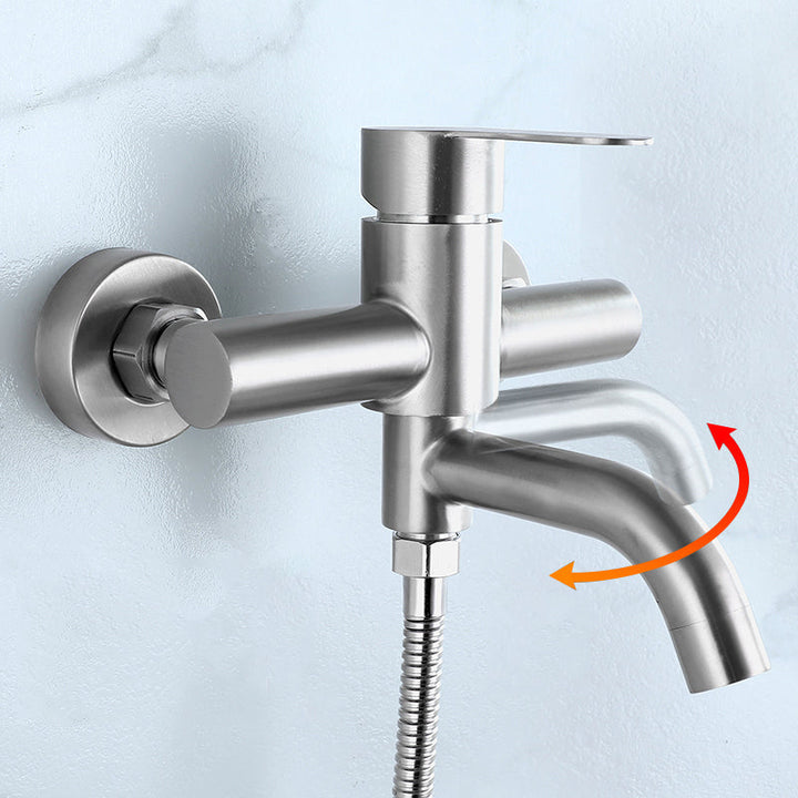 BowLift | Modern Bathtub Faucet 304 Stainless Steel Swivel Spout Wall-Mounted Bathtub Faucet Cover